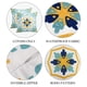 thumbnail image 3 of Fundas de Almohada Pyonic para Exterior Impermeables 40x40 cm Juego de 4 Azules, 3 of 7