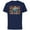 Navy, variant on Disney Stitch Upside-Down Alien Language Happy New Year - Short Sleeve Cotton T-Shirt for Adults - Customized-Black