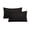 Black, variant on Velvet Pillowcases Set Of 2 Soft Plush, Envelope Closure Pillow Covers Smooth Texture, Hair Care Anti Frizz Skin Friendly Pillowcases, Durable Breathable Bedroom Bedding Pillowcases