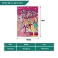 thumbnail image 3 of Angelina Ballerina-themed Garden Flag. Perfect gift for fans, friends, and family members, and suitable for outdoor activities, party decorations11''x18'', 3 of 5