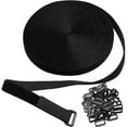 thumbnail image 1 of SOPOTUTU 61 Pcs Sangles de Fixation Réglables en Nylon Noir pour Activités Extérieures, 1 of 7