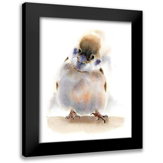 Shefranov, Olga 20x24 Black Modern Framed Museum Art Print Titled - You Talkin to Me?