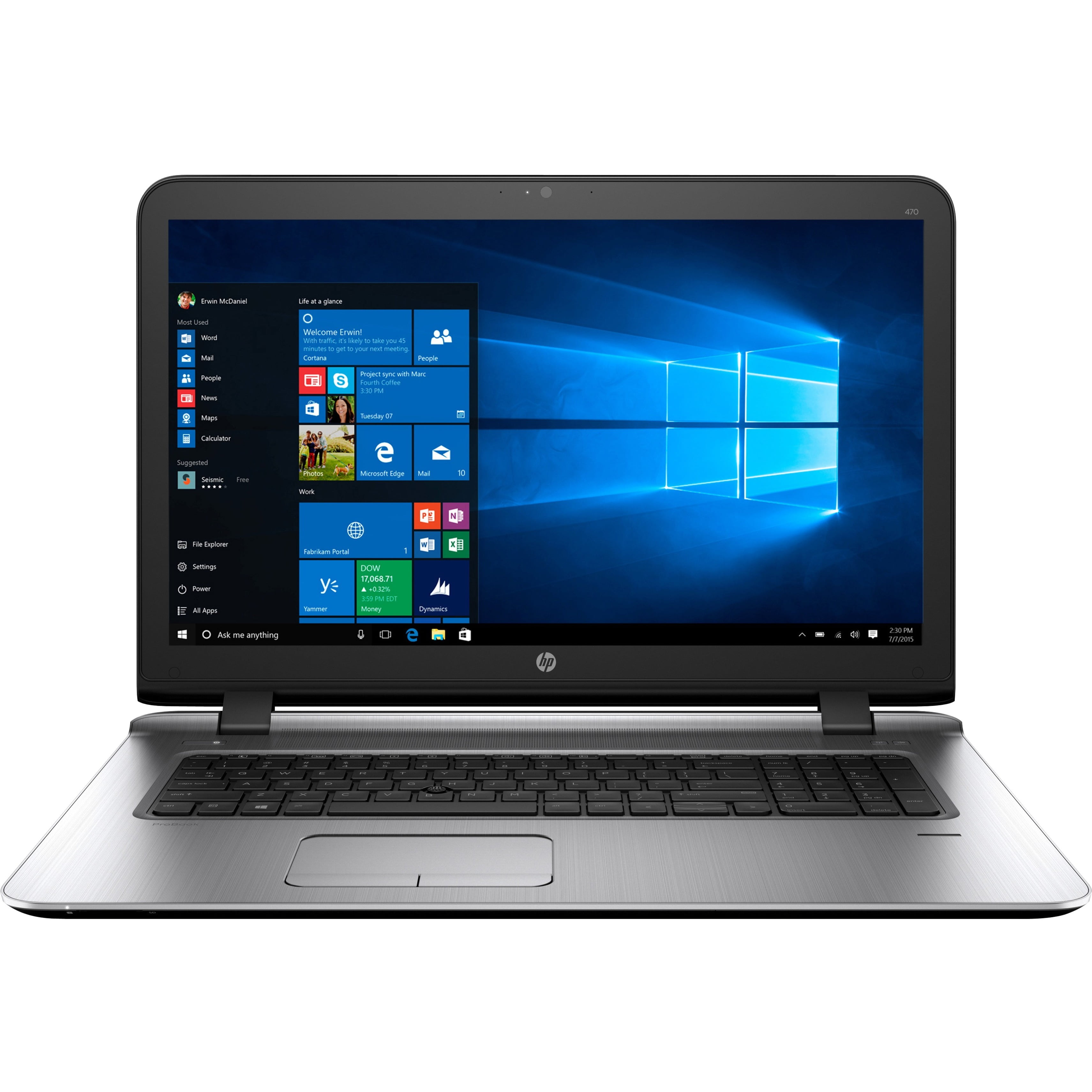 HP ProBook 470 G3 Core i7 6500U 2.50GHz/なし/なし WLAN Bluetooth