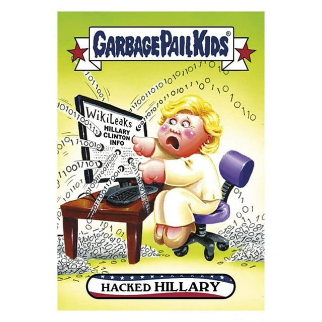 Coleccionable Topps Garbage Bail Kids Disg-Race White House #27