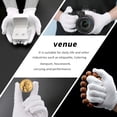 thumbnail image 2 of TELOLY Cotton Gloves, 30 Pcs White Washable Stretchable Gloves for Dry Hands, Moisturizing, Eczema, Men & Women Lotion Gloves Overnight for Women, 2 of 7