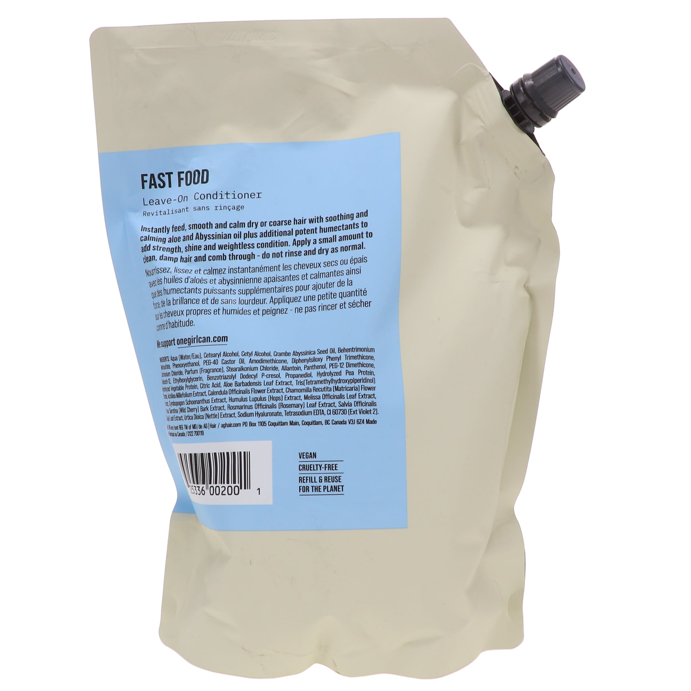 AG Care Fast Food Leave-On Conditioner 33.8 oz