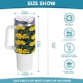 thumbnail image 3 of SKYSONIC 40oz Sunflower Leaf Tumbler With Lid And Straw Travel Coffee Mug Stainless Steel Insulated Thermal Tumblers Cup, 3 of 7