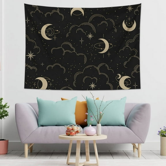 Moon Tapestry Tapestry Psychedelic Tapestry Aesthetics Tapestry Tapestries Wall Hanging for Home Bedroom Dorm