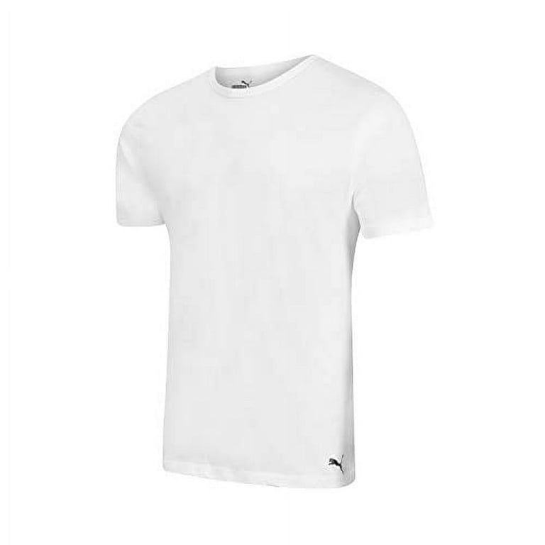 Men s Puma M23051 Men s Crew Neck T Shirts 3 Pack White XL