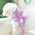 thumbnail image 3 of sunsanly 1 Set Pet Harness Leash Adjustable Wear-resistant Cartoon Rabbit Doll Pet Cat Dog Traction Rope Set Pet Supplies, 3 of 8