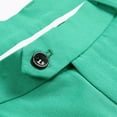thumbnail image 5 of Keevoom Mens Dress Pants Slim Stretch Casual Dress Pant Green, 5 of 6