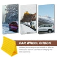 thumbnail image 3 of BEADCEST 2 Pcs Cales de Roue Portables en Caoutchouc Jaune pour Voiture et Remorque, 3 of 6
