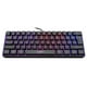 thumbnail image 1 of sweethay Efecto de iluminación RGB 61 teclas USB Profesión Teclado mecánico Teclado de para juegos con cable con tecla desmontable para PC Juegos de teclado y mouse para computadora Negro, 1 of 4