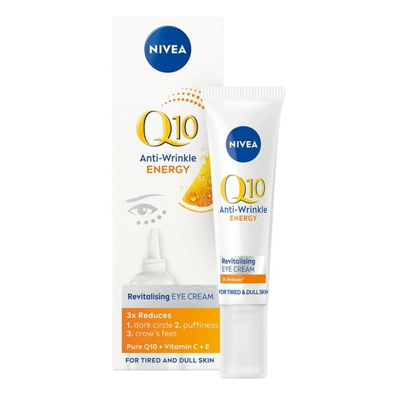Crema de ojos NIVEA Q10 PlusC Antiarrugas + Energy 15 ml
