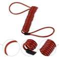 thumbnail image 4 of 1 Pcs Candado de Disco Rojo para Motocicleta Cable Universal Antirrobo Reemplazo de Candado de Rueda, 4 of 7