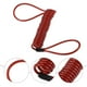 thumbnail image 4 of 1 Pcs Candado de Disco Rojo para Motocicleta Cable Universal Antirrobo Reemplazo de Candado de Rueda, 4 of 7