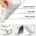 thumbnail image 5 of Cute Duck and Flowers Drying Dish Mat Quick Drying Absorbent Soft Durable for Kitchen 16" x 18", 5 of 10