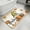 White, variant on Thanksgiving Gnomes Bathroom Rugs Non Slip Washable Bath Mat Absorbent Front Door Mat Fall Pumpkins Maple Leaves Black Plaid Indoor Doormat for Kitchen Entryway Shower Decor Accessories 15.7"x23.6"