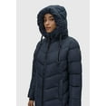 thumbnail image 4 of Marikoo Women's Long Winter Jacket with Hood - Weather-Resistant - Sahnekatzii XIV, 4 of 11