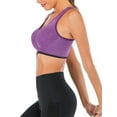thumbnail image 7 of DODOING 1-2 Pcs Women's Yoga Sports Bras Training Stretch Tank Top High Impact Padded Bra Front Zipper Closure, 7 of 7