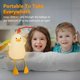 thumbnail image 5 of Linda luz nocturna para niños, niños pequeños, pato silicona guardería para bebés, luz nocturna, regalos de cumpleaños de kawaii para decoraciones de habitaciones, adolescentes chicas niños - baterías blandas portátiles operadas esquí esquí Gafas de esquí, 5 of 5