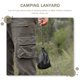 thumbnail image 2 of 1 Conjunto de tendederos al aire libre Camping Colgando Cuerda Ajustable Línea Colgante Negro, 2 of 5