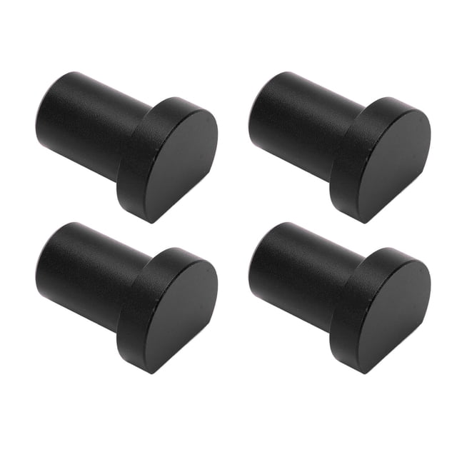 Workbench Brake Stops, 4 Pcs Practical High Strength Light Weight Bench Dogs For Woodworking Black