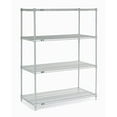 thumbnail image 2 of Nexel Stainless Steel Wire Shelving, 48"W x 24"D x 86"H, 2 of 4