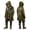 2-Green, variant on Medieval Kids Coat And Cape For Boys – Cozy Long Jacket With For Everyday Adventure