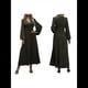 thumbnail image 3 of Vestido Holgado Informal con Escote en V, Corte A, Larga y Abertura Alta para Mujer. Verde XL, 3 of 7