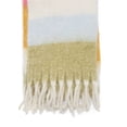 thumbnail image 3 of Time and Tru Women's Blanket Scarf, One Size, Yellow Pink Multi, 3 of 4