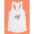 thumbnail image 3 of Sea Turtle Watercolors Art Racerback Tank Women -Image by Shutterstock, Female x-Small, 3 of 4