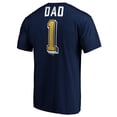 thumbnail image 3 of Men's Fanatics Navy Milwaukee Brewers Number One Dad Team T-Shirt, 3 of 3