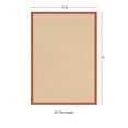 thumbnail image 7 of Linon Athena Natural & Burnt Orange 9.10x13 Area Rug, 7 of 7