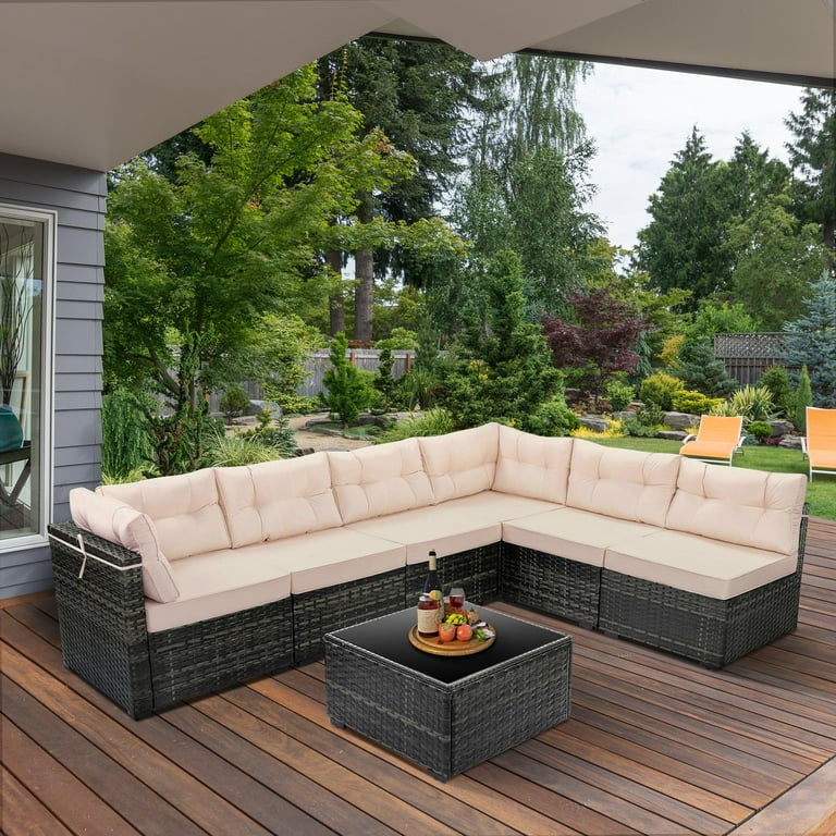 Rattan retailers garden settee