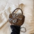 thumbnail image 2 of IELGY women's handbag, fashion diamond chain messenger small square bag, 2 of 2