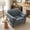 Chenille-Blue Gray, variant on UIXE Corduroy ArmChair, Modern Upholstered Accent Chairs Comfy Single Reading Sofa Chair with Pillows for Living Room Bedroom Reading Room, Green