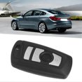 thumbnail image 2 of Car Key Fob Case Small Intelligent Durable Black Replacement for Serie 5 Serie 73 Button, 2 of 3