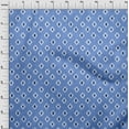 thumbnail image 4 of oneOone Cotton Flex Blue2 Fabric African Aztech Craft Projects Decor Fabric Printed By The Yard 40 Inch Wide, 4 of 4