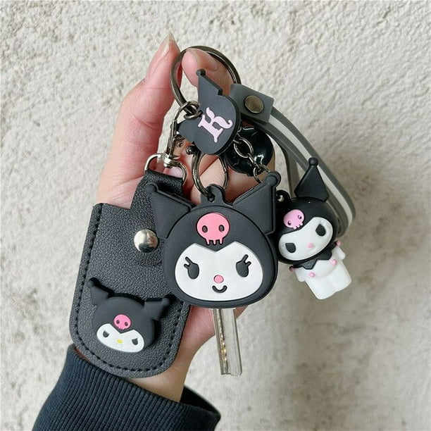 Cute Kuromi Melody Cinnamoroll Auto Car Key Holder Case Bag Entry