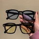 thumbnail image 2 of Gafas de sol brillar Vintage coreanas para mujer cuadradas Malla roja Electrónica, 2 of 5