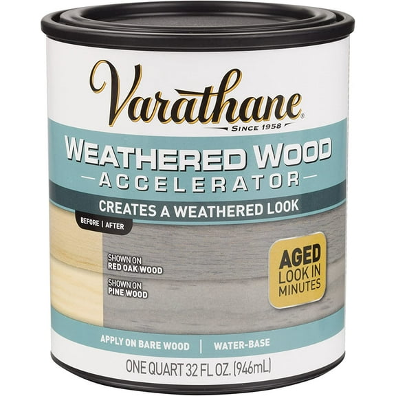 Rust-Oleum 313835 Varathane Weathered Wood Accelerator, Grey