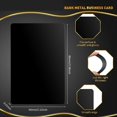 thumbnail image 3 of 550 piezas, placas de aluminio para grabado, láminas de 0,01 pulgadas, color negro., 3 of 5