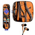 thumbnail image 1 of Skin Decal Wrap Compatible With Roku Ultra Sticker Design Orange Camo, 1 of 6