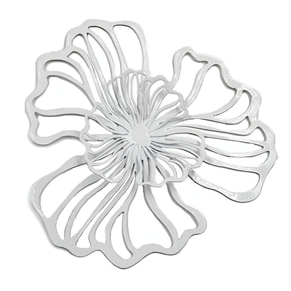 CCOCC Metal Wall Art,Decorative Floral Accent Metal Wall Decor,Stylish Home Enhancement Wall Decor Living Room,L