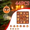 thumbnail image 6 of NWOKYZGH 44pcs Christmas Ball Ornaments, Christmas Ball Ornaments Set for Christmas, Holiday, Wreath & Party Decorations, with Hanging Loop, 6 of 6