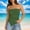 Army Green, variant on Going Out Tops for Women Knit Ribbed Trendy Asymmetrical Hem Strapless Bandeau Shirts Spring Summer Clothes White