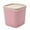 Pink, variant on Beautynvta Wheat Straw Ice Cream Box, Plastic Containers with Lids, Freezer Storage Containers for Food Soup Yogurt Ice Cream Juice, Reusable Cups, Beige