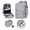 Gray, variant on Large travel backpack, suitcase backpack, travel backpack (carry-on), waterproof laptop backpack (black)