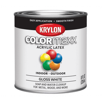 Krylon 0.5 Pint White Gloss Art Paints & Pigment Powders